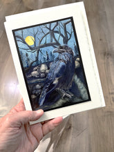 Load image into Gallery viewer, Raven Greeting Card "Night Watch"