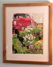 Load image into Gallery viewer, Tulip Truck, Original Painting