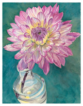 Load image into Gallery viewer, Dahlia Greeting Card, "A Bright Spot"