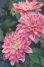 Load image into Gallery viewer, Dahlia Greeting Card, "Dazzling Dahlias"
