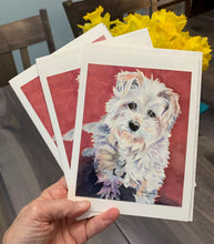 Load image into Gallery viewer, Pet Dog, Terrier Greeting Card, "Arby"