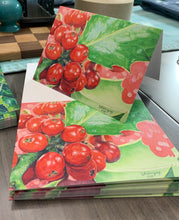 Load image into Gallery viewer, Holly Notecards, pack of 3