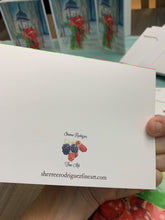 Load image into Gallery viewer, Holly Notecards, pack of 3