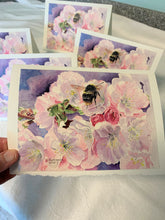 Load image into Gallery viewer, Bumble Bee Greeting Card, "And the Bees..."