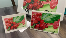 Load image into Gallery viewer, Holly Notecards, pack of 3