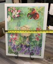 Load image into Gallery viewer, Bee House Floral Print, "A Bee's Dream"