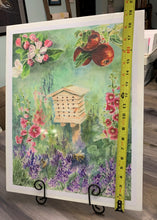 Load image into Gallery viewer, Bee House Floral Print, "A Bee's Dream"
