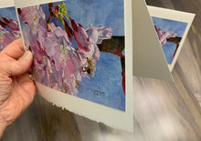 Load image into Gallery viewer, Cherry Blossom and Bee Greeting Card - "Spring Will Come!"
