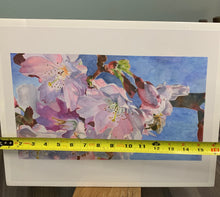 Load image into Gallery viewer, Cherry Blossom Honeybee Print, "Spring Will Come!"