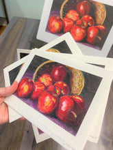 Load image into Gallery viewer, Apples Greeting Card, "Spilled Apples"