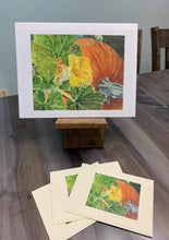 Load image into Gallery viewer, Pumpkin Print, "Pumpkin Peeking"