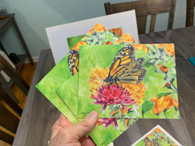 Load image into Gallery viewer, Monarch Butterfly Notecards, "The Monarch"