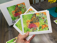 Load image into Gallery viewer, Monarch Butterfly Notecards, "The Monarch"