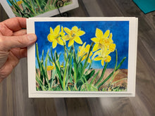 Load image into Gallery viewer, Daffodil Greeting Card, "First Sighting"