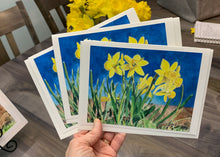 Load image into Gallery viewer, Daffodil Greeting Card, "First Sighting"
