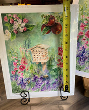 Load image into Gallery viewer, Bee House Floral Print, "A Bee's Dream"
