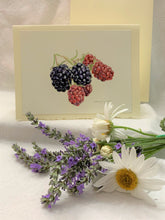 Load image into Gallery viewer, Blackberries "Little Gems" Greeting Card