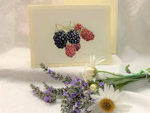 Load image into Gallery viewer, Blackberries "Little Gems" Greeting Card