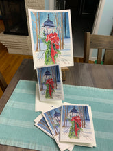 Load image into Gallery viewer, Christmas Lamp Post Greeting Card