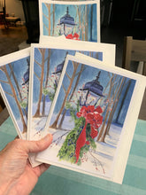 Load image into Gallery viewer, Christmas Lamp Post Greeting Card
