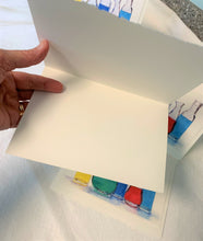 Load image into Gallery viewer, Colored Bottles Greeting Card, "Rainbow Apothecary"