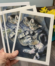 Load image into Gallery viewer, Pet Cat, Kittens Greeting Card, "Sister Love"