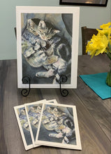 Load image into Gallery viewer, Pet Cat, Kittens Greeting Card, "Sister Love"
