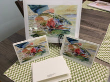 Load image into Gallery viewer, Rainbow Trout, "Swimming Rainbow", Greeting Card