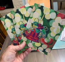 Load image into Gallery viewer, Christmas - Bell Ornament, Notecards, pack of 3 - "Twinkle"