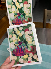 Load image into Gallery viewer, Christmas - Bell Ornament, Greeting Card, "Twinkle
