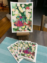 Load image into Gallery viewer, Christmas - Bell Ornament Original Painting - "Twinkle"