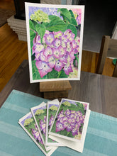 Load image into Gallery viewer, Hydrangea (Violet) Original painting, "Violet Crown"