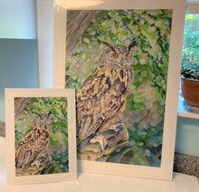 Load image into Gallery viewer, Great Horned Owl Print