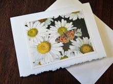 Load image into Gallery viewer, Daisies and Butterfly Greeting Card, "Radiance"