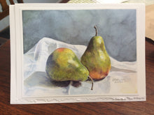 Load image into Gallery viewer, Pear Greeting Card, "The Moody Pair"