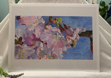 Load image into Gallery viewer, Cherry Blossom Honeybee Print, "Spring Will Come!"