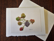 Load image into Gallery viewer, Blackberries Greeting Card, "Transitions"