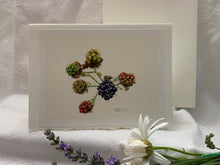 Load image into Gallery viewer, Blackberries Greeting Card, "Transitions"