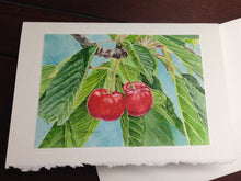 Load image into Gallery viewer, Cherries Greeting Card, "Cherries Jubilee