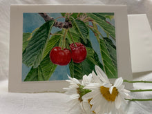 Load image into Gallery viewer, Cherries Greeting Card, "Cherries Jubilee