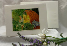 Load image into Gallery viewer, Pumpkin Greeting Card, "Pumpkin Peeking"
