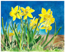Load image into Gallery viewer, Daffodil Greeting Card, "First Sighting"