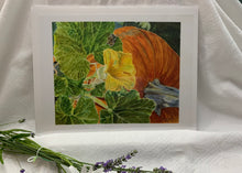 Load image into Gallery viewer, Pumpkin Print, "Pumpkin Peeking"