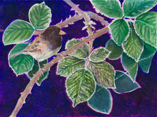 Load image into Gallery viewer, Faith, Hope, Love: Junco in Brambles Print, "Faith"