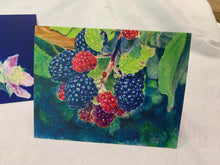 Load image into Gallery viewer, Faith, Hope, Love: Blackberry Theme Notecards, pack of 3