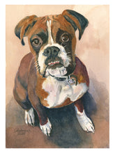 Load image into Gallery viewer, Pet Dog Greeting Card, Boxer, "Ruger"