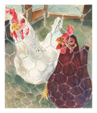Load image into Gallery viewer, Chicken Print, "All Cooped Up: that COVID Feeling"
