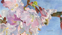 Load image into Gallery viewer, Cherry Blossom Honeybee Print, "Spring Will Come!"