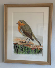 Load image into Gallery viewer, European Robin Print, "A Momentary Pause"