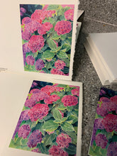 Load image into Gallery viewer, Hydrangea (Pink) Greeting Cards, "Pink Bliss"